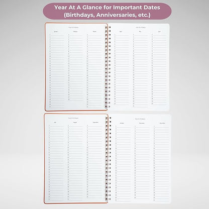 | Ultimate Yearly, Monthly Planner | 8.25" x 11.75" | To Do List Notebook - Image 6
