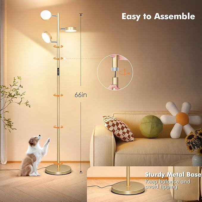 Benaep Tree Floor Lamp for Living Room - Image 6