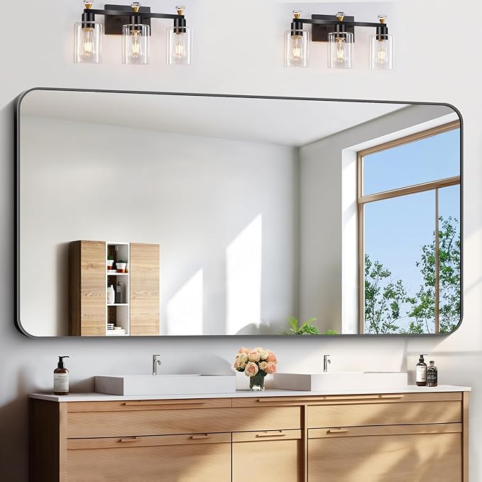 FORBATH Large Bathroom Mirror 72x36 Inches by FORBATH