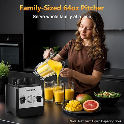 Smoothie Blender, 1400 Watt Powerful Countertop Blenders - Image 5