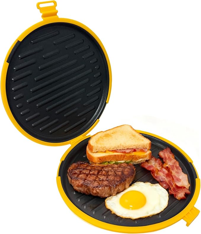 9.5" Microwave Grill Pan & Crisper Tray by Unknown