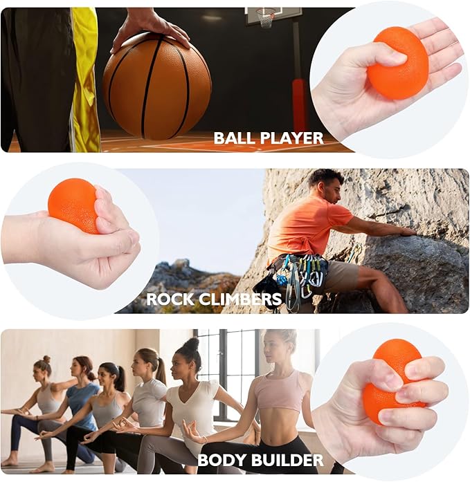 Peradix Hand Grip Strength Trainer, Stress Relief Ball, Wrist Rehab Therapy - Image 5