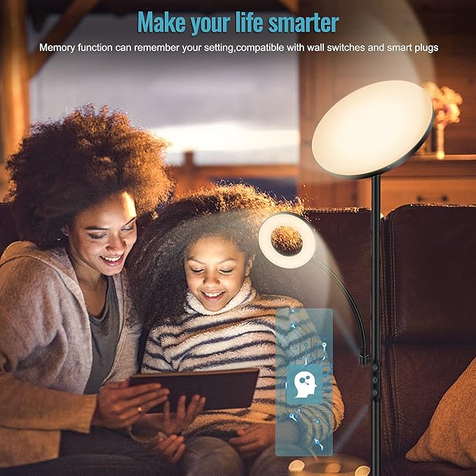 marctronic Floor Lamp, Upgraded 42W 4000LM Super Bright LED Floor Lamp - Image 8