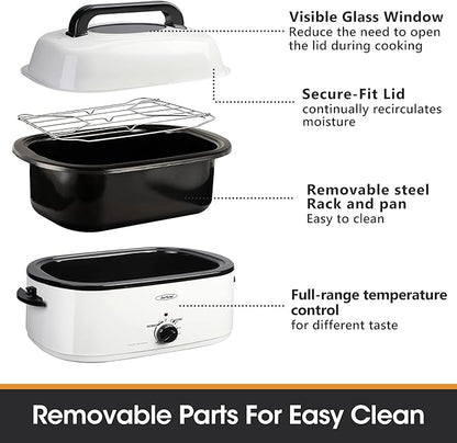 Sunvivi 26-Quart Roaster Oven, Electric Roaster Oven - Image 7