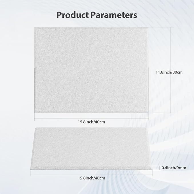 Amantech 12 Pack Acoustic Panels Self Adhesive Sound Proof Foam, High Density - Image 6