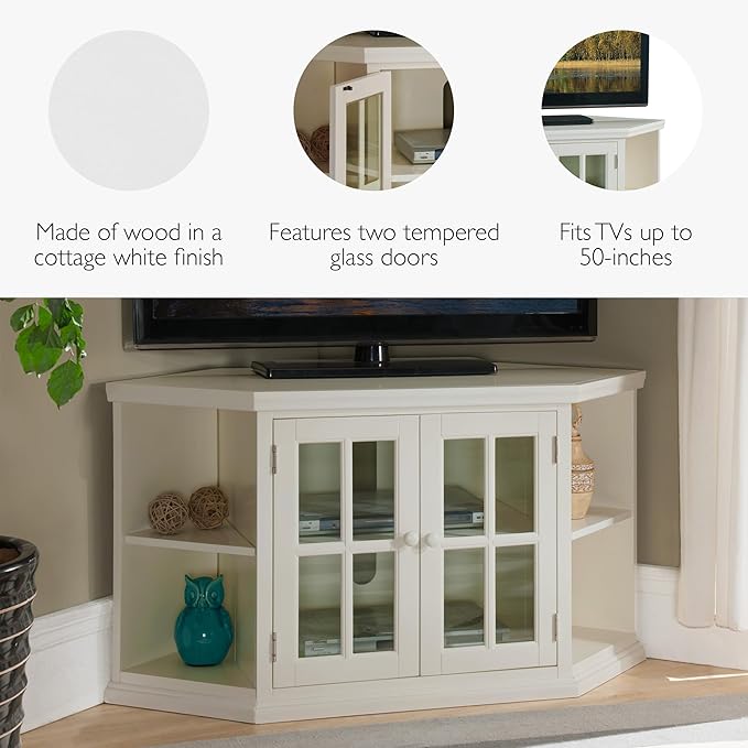 Leick Home Maelyn Corner TV Stand, - Image 3