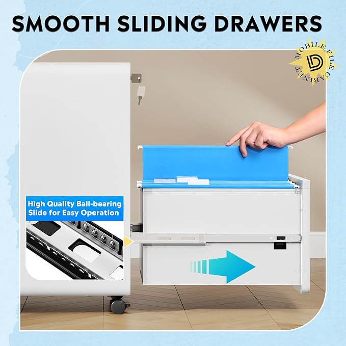 DEVAISE 2-Drawer File Cabinet - Image 6