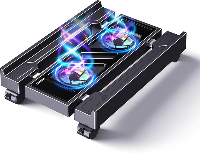 Adjustable Computer Tower Stand by Hovadova