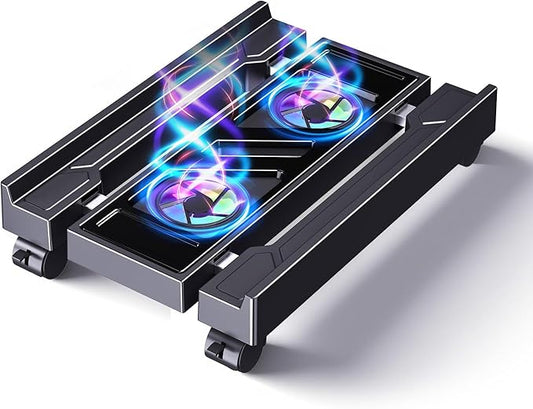 Adjustable Computer Tower Stand by Hovadova