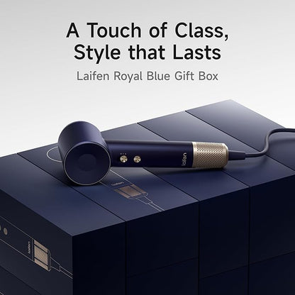Laifen Premium High-Speed Hair Dryer Royal Blue Gift Box, Professional Ionic - Image 2