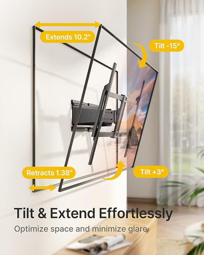 monTEK Heavy Duty Ultra Slim TV Wall Mount - Image 5