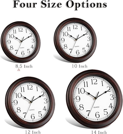 KECYET Wall Clocks Battery Operated Silent Non-Ticking Wall Clock 8.5 Inch - Image 5