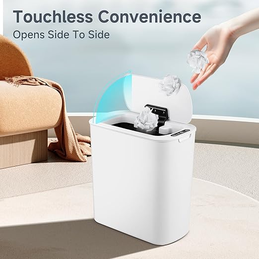 TIPGO 5 Gallon Motion Senor Bathroom Trash Can - Image 7