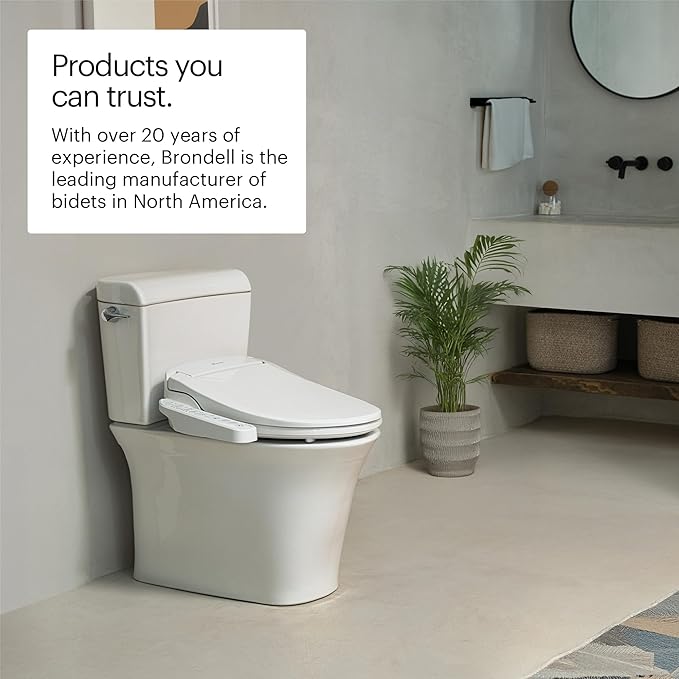 Brondell SE400-RW Swash SE400 Electric Bidet Toilet Seat - Image 9