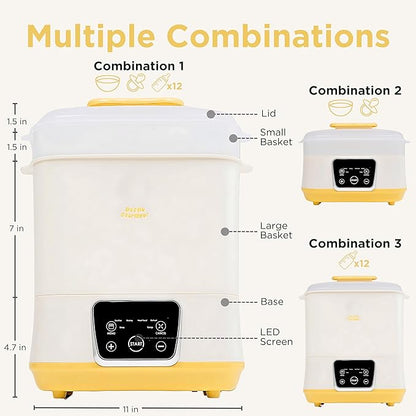 6-in-1 Electric Bottle Sterilizer and Dryer, Use as Baby Bottle Warmer - Image 7