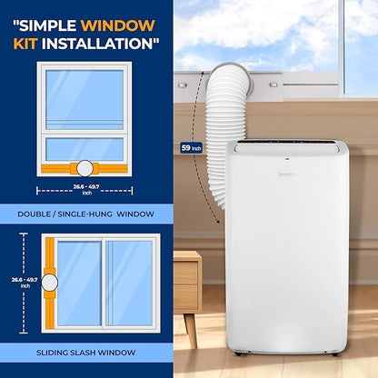 SereneLife Small Air Conditioner Portable 14, 000 BTU - Image 4