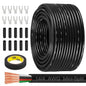 MOOKEERF 14/4 AWG Mini-Split Cable - 200FT 14 AWG 4 Conductor Control Cable by MOOKEERF