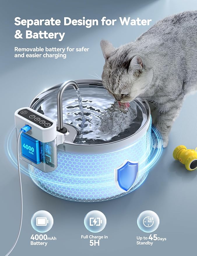 Wireless Cat Water Fountain - Image 2