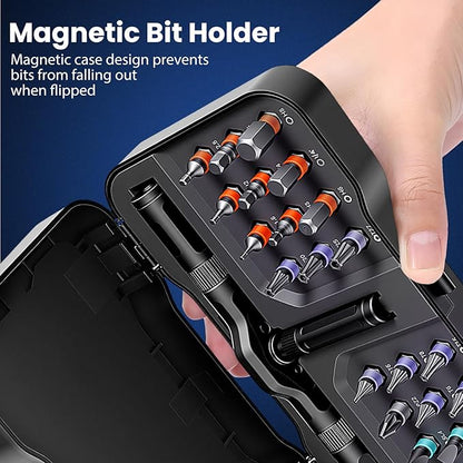 24-in-1 Magnetic Ratchet Multi-Bit Screwdriver Set - Image 8