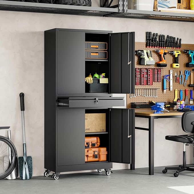 Yizosh Metal Garage Storage Cabinet - Image 6