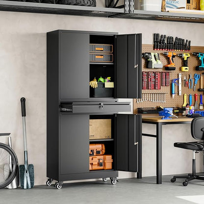 Yizosh Metal Garage Storage Cabinet - Image 6