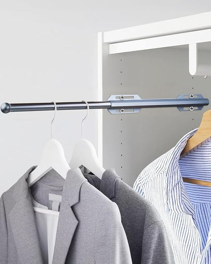 Valet Rod for Closet Pull Out, Standard Retractable closet rod organization rack - Image 4