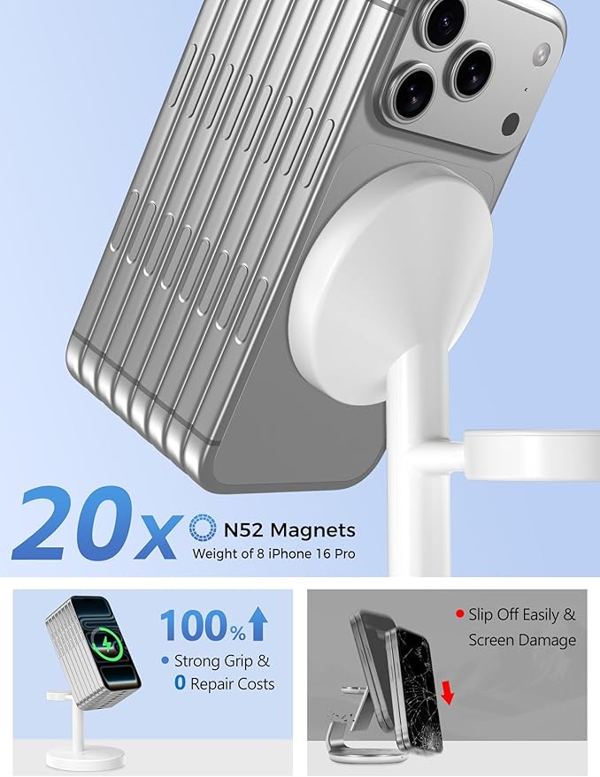 Aeinidi 2026 3 in 1 Wireless Charging Station Compatible - Image 4