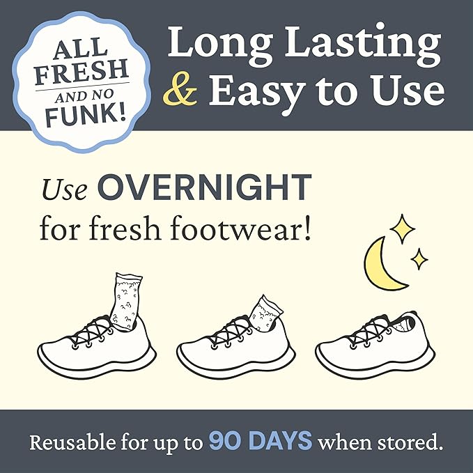 Fresh Wave Shoe Deodorizer, 1 Pack – Natural & Safe Shoe Freshener - Image 5