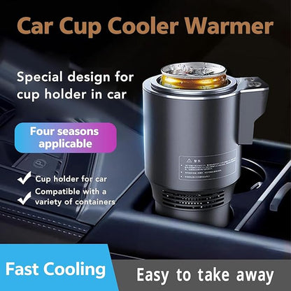 Smart Car Hot and Cold Cup Holder Rapid Heating and Cooling Insulated Electric - Image 3
