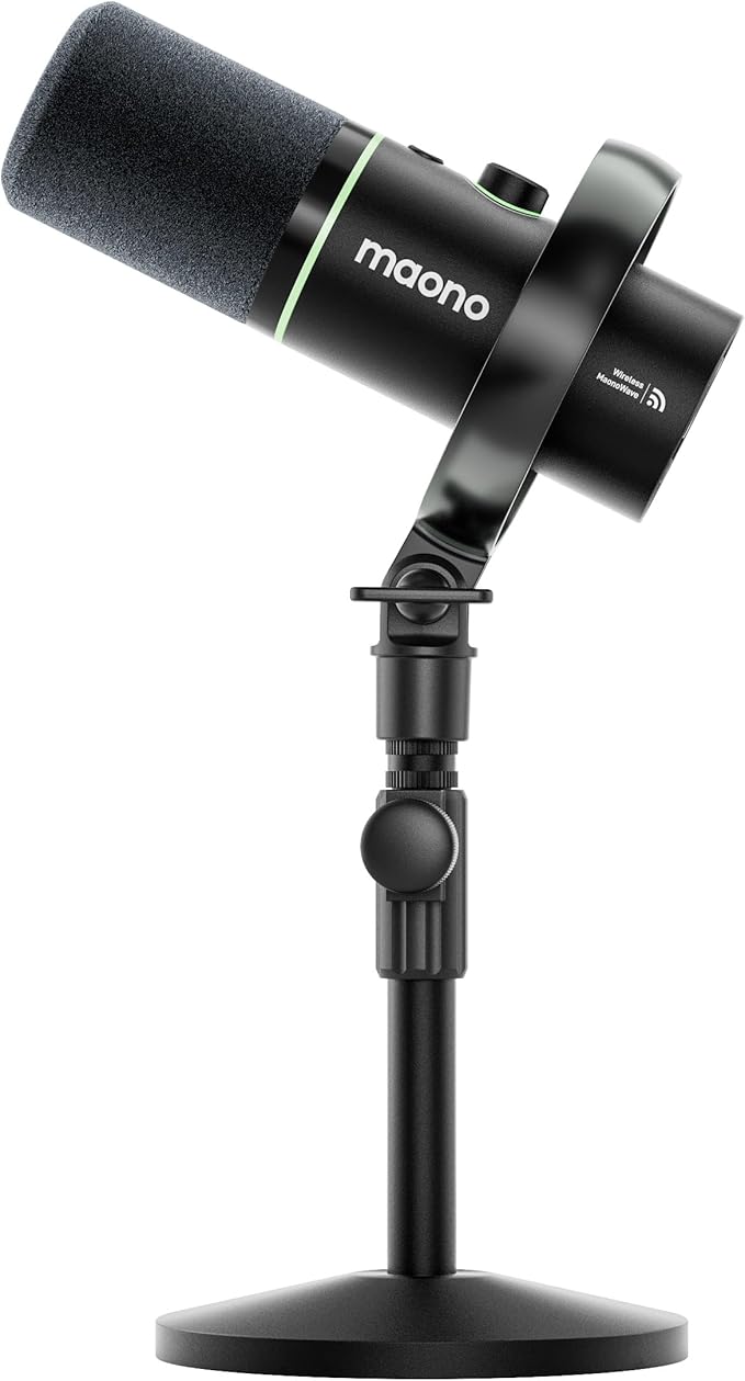 MAONO PD200W Hybrid Wireless Podcast Microphone by MAONO