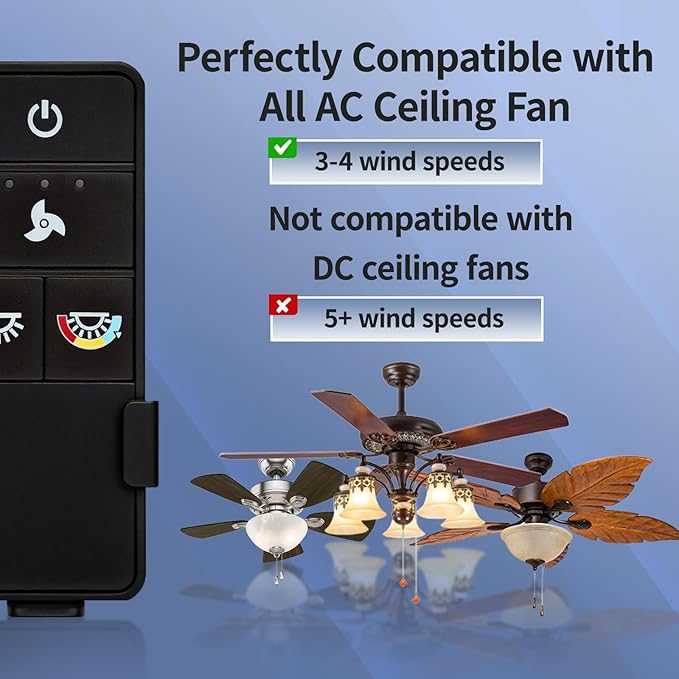 TX028C-S Ceiling Fan Remote Control - Image 5