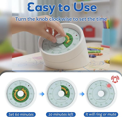 BellMan Visual Timer, 60 Minute Countdown Timer - Image 3