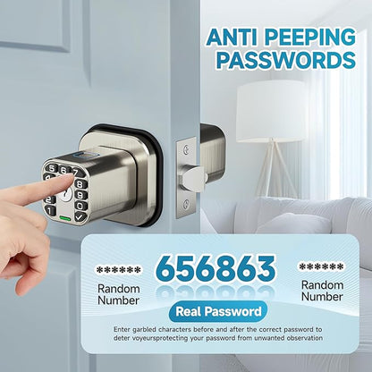 Richelock Fingerprint Door knob, Smart Biometric Door Lock - Image 7