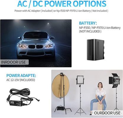 GVM 2 Pack LED Video Lighting Kits - Image 5