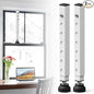 Gadgetzan 2 Pack Window Security Bars Adjustable 11"-18", Portable Short by Ourproductsarededicatedtobringingyouconvenience