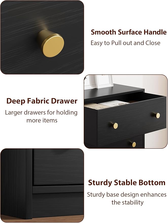 Nicehill Black Dresser for Bedroom - Image 4