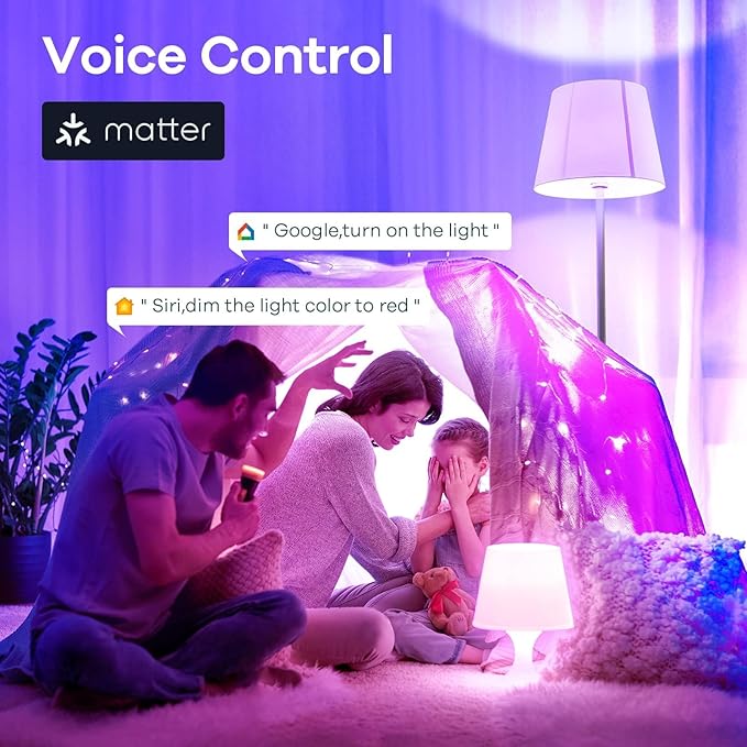 Linkind Matter Smart Light Bulb, WiFi Smart Bulbs - Image 6