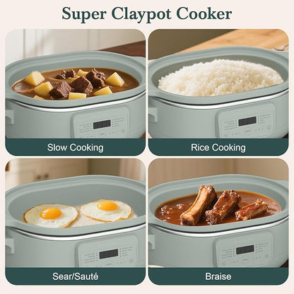 MAGNIFIQUE 4 Quart Programmable Casserole Slow Cooker, 8-in-1 Multi Cooker - Image 4