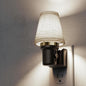 L LOHAS LED Night Lights Plug into Wall, Linen Fabric Round Platform Decor by LLOHASLED