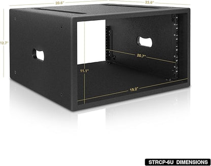Sound Town 6U PA/DJ Rack/Road Case - Image 4