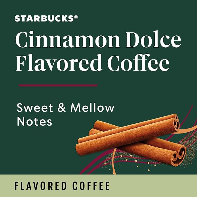 Starbucks K-Cup Coffee Pods, Flavored Hot or Iced Coffee, Cinnamon Dolce - Image 3