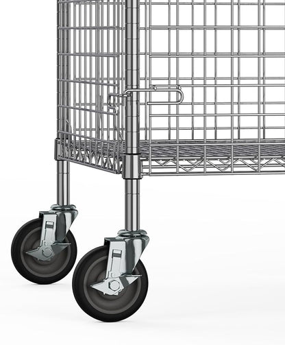 18" W x 36" L x 69" H Heavy Duty Utility Commercial Grade Metal Storage NSF - Image 5