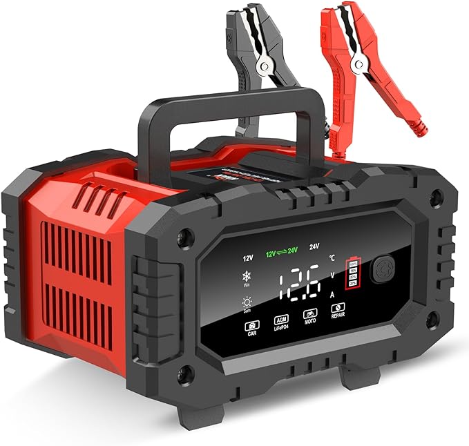 YONHAN Battery Charger 20A 12V/24V LiFePO4 Lead Acid Fully Automatic Battery by InnovativeAutomotiveProducts