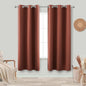 KOUFALL Rust Western Curtains for Bedroom 72 Inch Length 2 Panels Set Blackout by KOUFALL