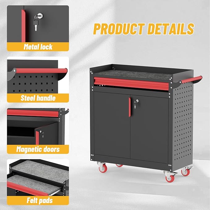Rolling Garage Cabinets, Garage Storage Cabinet - Image 6