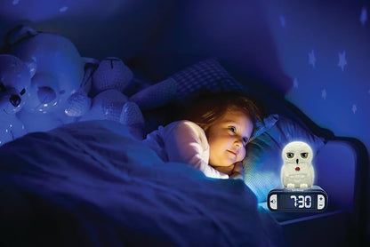 LEXiBOOK, Hedwig Nightlight Alarm Clock, Sounds and Melodies, Backlit LCD Screen - Image 6