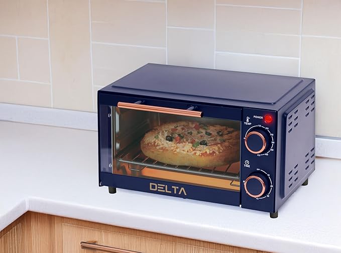 9L Toaster Oven, Small Countertop Electric Oven 750W, 60-Min Timer Auto Shut-Off - Image 3