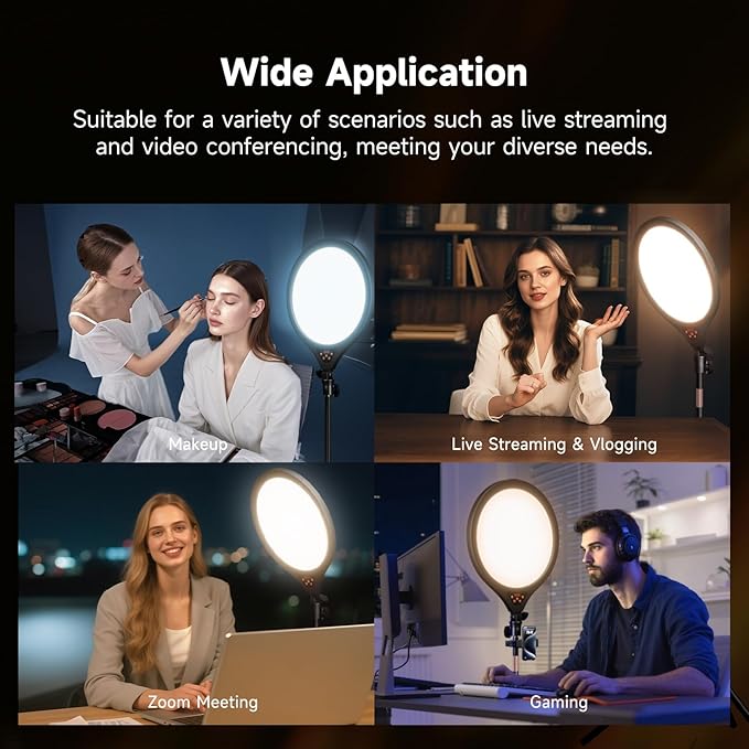Ring Light with Stand and Phone Holder, Selfie Ringlight - Image 7