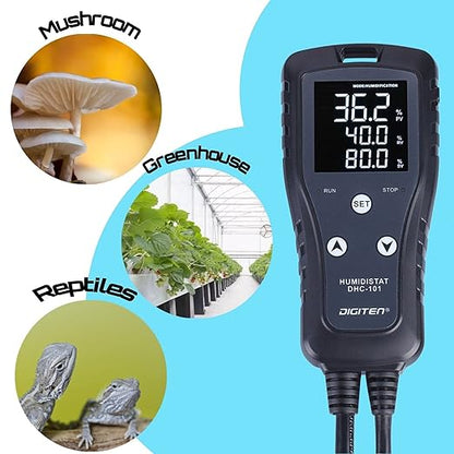 DIGITEN Humidity Controller DHC101 Digital Humidistat Pre Wired Outlet Reptile - Image 7