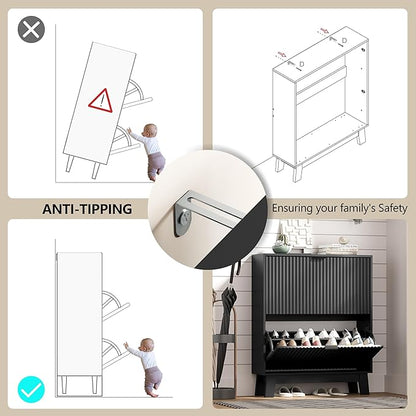 Shoe Cabinet Storage for Entryway - Image 6